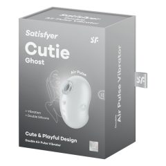   Satisfyer Cutie Ghost - Rechargeable Air Pulse Clitoral Stimulator (White)