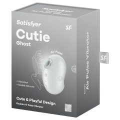   Satisfyer Cutie Ghost - Rechargeable Air Pulse Clitoral Stimulator (White)