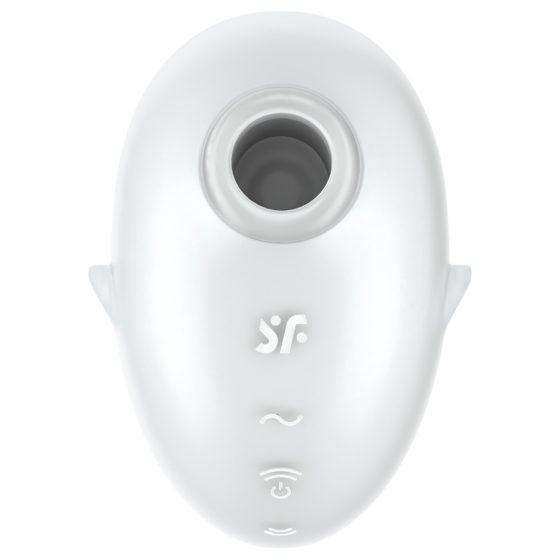 Satisfyer Cutie Ghost - Rechargeable Air Pulse Clitoral Stimulator (White)