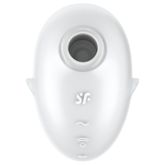 Satisfyer Cutie Ghost - Rechargeable Air-Pulse Clitoral Stimulator (White)