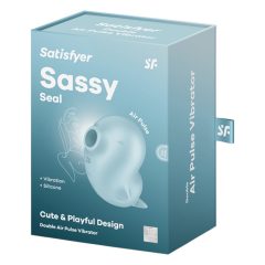   Satisfyer Sassy Seal - Airwave Clitoral Irrigator (turquoise)