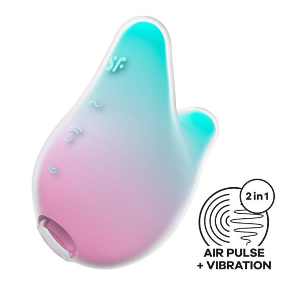 Satisfyer Mermaid Vibes - Air Pulse Clitoral Stimulator (Mint-Pink)