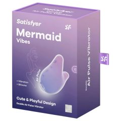   Satisfyer Mermaid Vibes - Airwave Clitoral Stimulator (Purple-Pink)