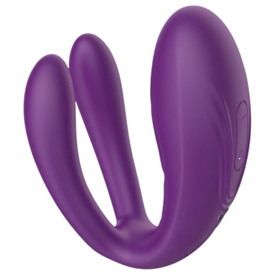 Mrow - Waterproof Rechargeable 3-Motor Couple's Vibrator (Purple)