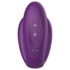   Mrow - Waterproof Rechargeable 3-Motor Couple's Vibrator (Purple)