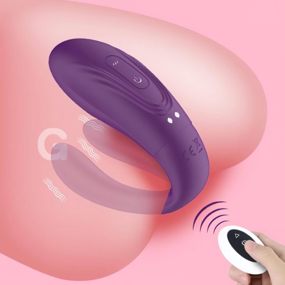 Mrow - Waterproof Rechargeable 3-Motor Couple's Vibrator (Purple)