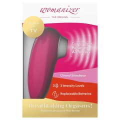 Womanizer Mini - Air Pulse Clitoral Stimulator (Red)