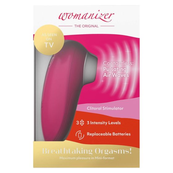 Womanizer Mini - Air Pulse Clitoral Stimulator (Burgundy)