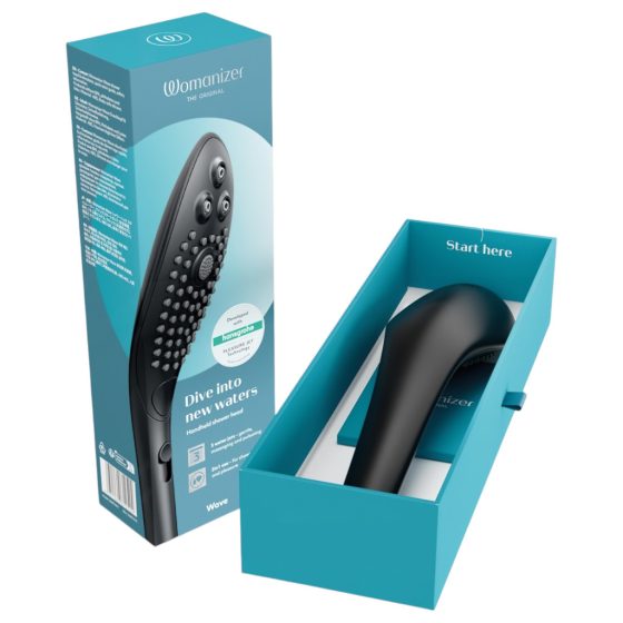 Womanizer Wave - Massage Shower Head (Black)