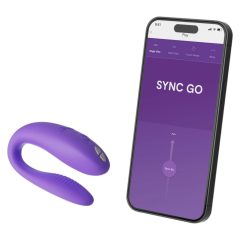   We-Vibe Sync Go - Smart, Rechargeable Couples Vibrator (Purple)