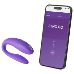   We-Vibe Sync Go - smart, rechargeable couples vibrator (purple)