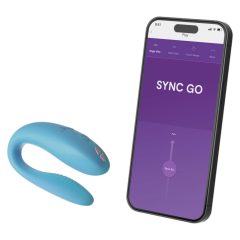   We-Vibe Sync Go - Smart Rechargeable Couples Vibrator (Turquoise)