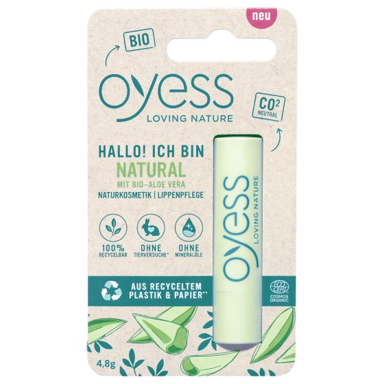 Oyess BIO - natural lip balm (aloe vera)