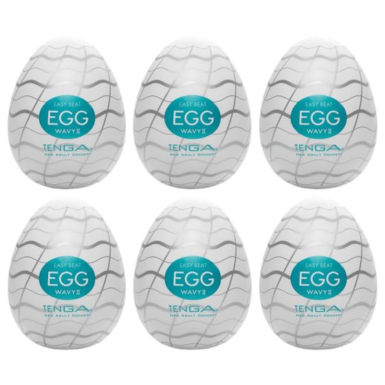 TENGA Egg Wavy II - Masturbation Egg (6 pcs)