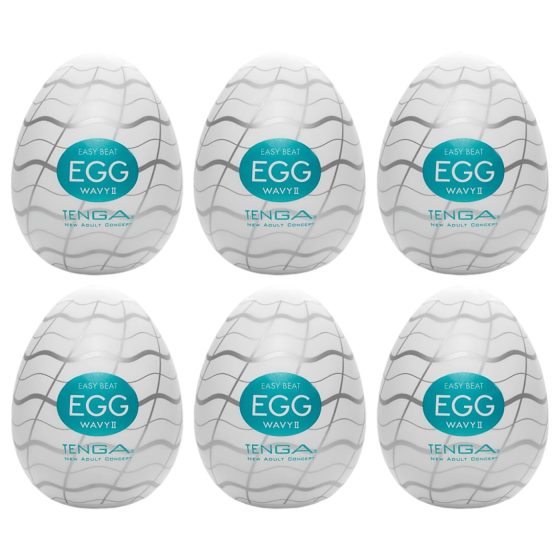 TENGA Egg Wavy II - Masturbation Egg (6 pack)