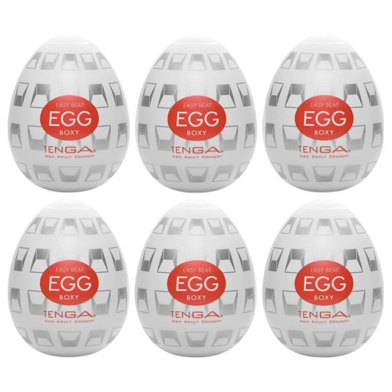 TENGA Egg Boxy - Set of 6 Intimate Massagers