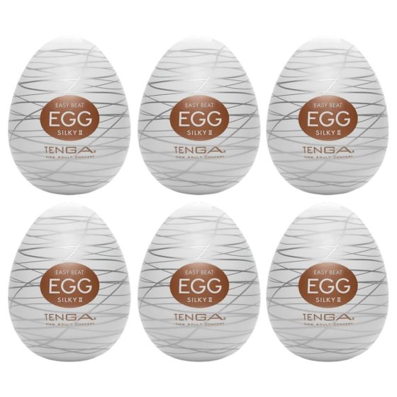 TENGA Egg Silky II - Masturbation Egg (6 pieces)