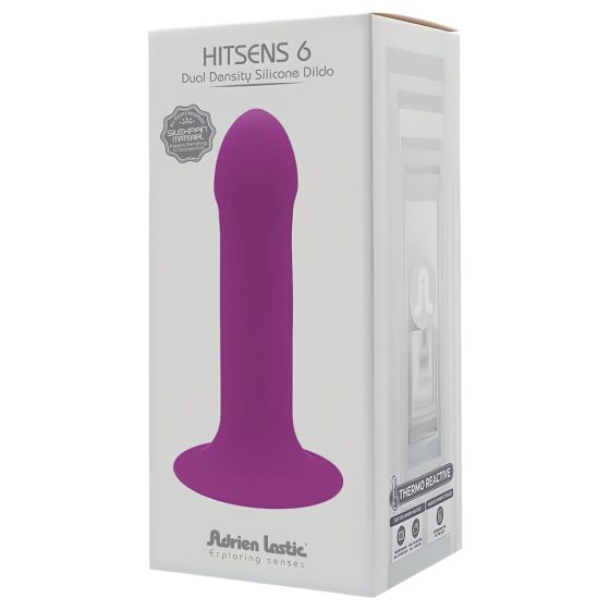 Hitsens 6 - Adjustable, Suction-Cup Glans Dildo (Purple)