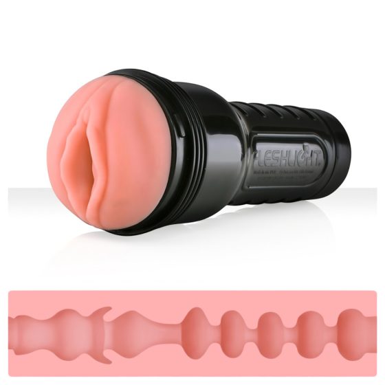 Fleshlight Pink Lady Mini-Lotus - Realistic Vagina in Case (Natural)