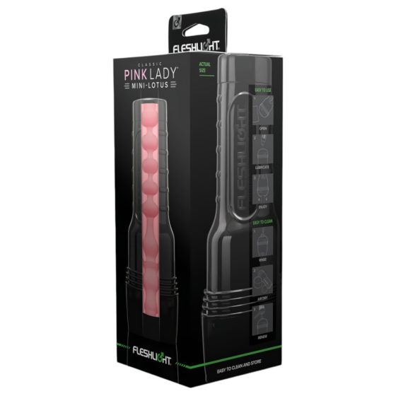 Fleshlight Pink Lady Mini-Lotus - Realistic Vagina in Case (Natural)