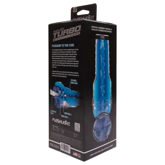 Fleshlight Turbo Core - Suction Masturbator (Blue)