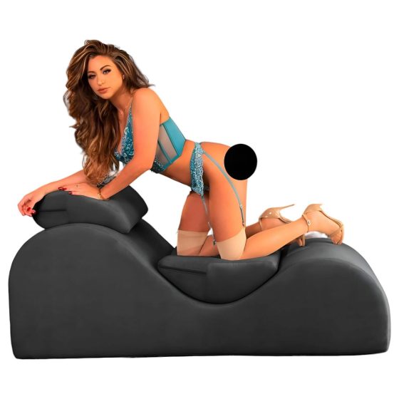 Liberator Esse Lounger - versatile sex sofa (black)