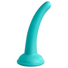   Dillio Curious Five - suction cup silicone dildo (15cm) - turquoise