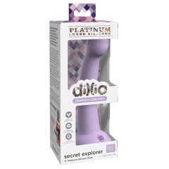   Dillio Secret Explorer - Suction Cup Glans Dildo (17cm) - Purple