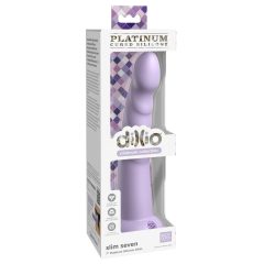   Dillio Slim Seven - Suction Cup Stimulator Dildo (20cm) - Purple