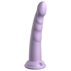   Dillio Slim Seven - suction cup stimulating dildo (20cm) - purple