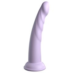   Dillio Slim Seven - suction cup stimulating dildo (20cm) - purple