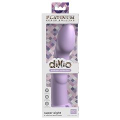   Dillio Super Eight - Suction Cup Silicone Dildo (21cm) - Purple