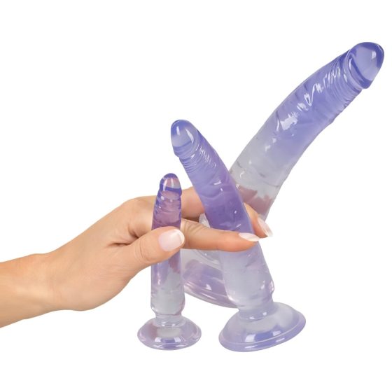 Crystal Clear - Anal Trainer Dildo Set - 3pcs (Transparent-Blue)