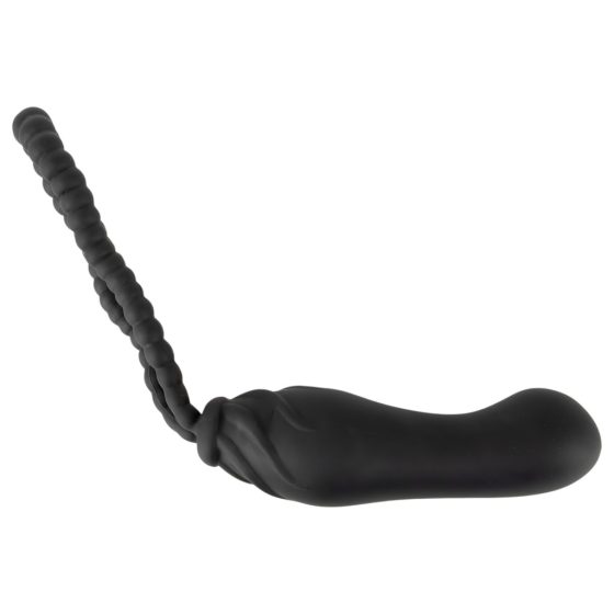 Black Velvet Perfect Fit - Strapless Strap-on Dildo (Black)