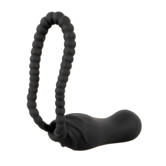 Black Velvet Perfect Fit - Strapless Strap-on Dildo (Black)