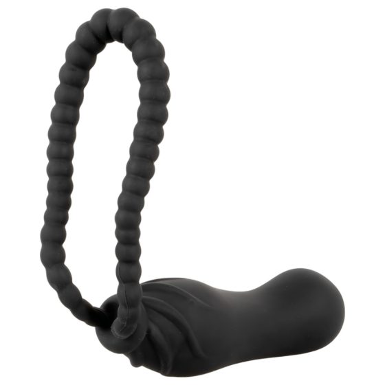 Black Velvet Perfect Fit - Strapless Strap-on Dildo (Black)