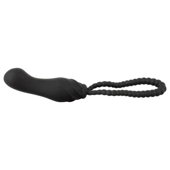 Black Velvet Perfect Fit - Strapless Strap-on Dildo (Black)