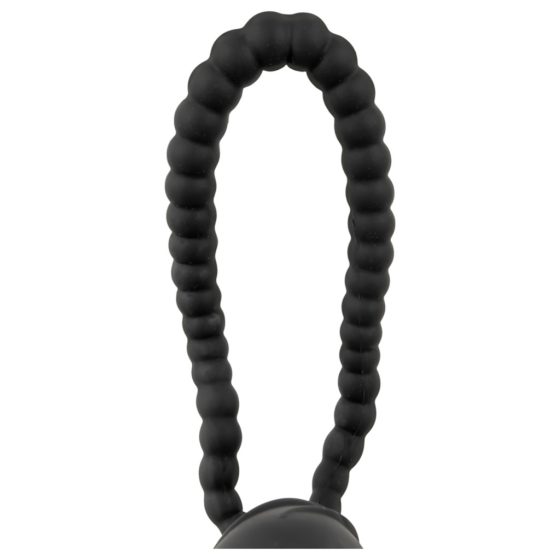 Black Velvet Perfect Fit - Strapless Strap-on Dildo (Black)