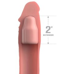   X-TENSION Elite 2 - Penis Sleeve with Testicle Ring (Natural)