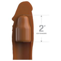 X-TENSION Elite 2 - Cut-to-Fit Penis Sleeve (Brown)