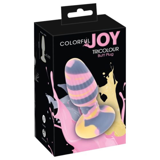 You2Toys - Colorful Silicone Anal Dildo