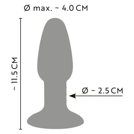 ANOS - Silicone Anal Dildo (Colored)