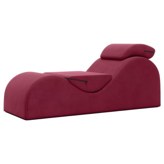 Liberator Esse Lounger - Adjustable Sex Sofa - 3 Piece (Burgundy)