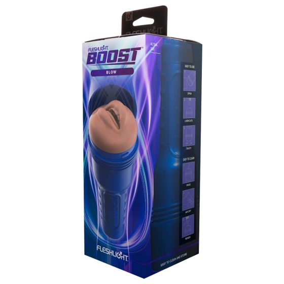 Boost Blow Fleshlight - Realistic Mouth Masturbator (Natural)