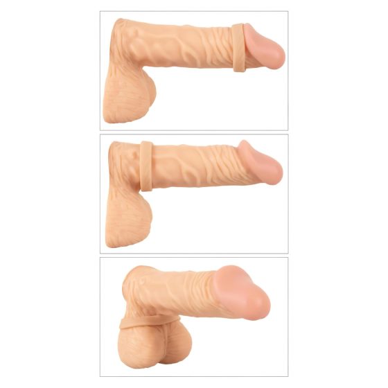 You2Toys 4in1 - Penis and Ball Ring Set - 2 Piece (Natural-Black)