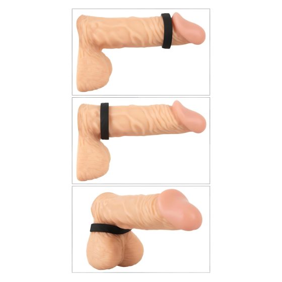 You2Toys 4in1 - Penis and Ball Ring Set - 2 Piece (Natural-Black)