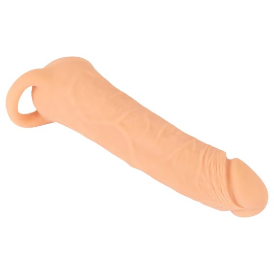 Nature Skin - 2 in 1 Fake Vagina and Penis Sleeve - 9 Inches (Natural)