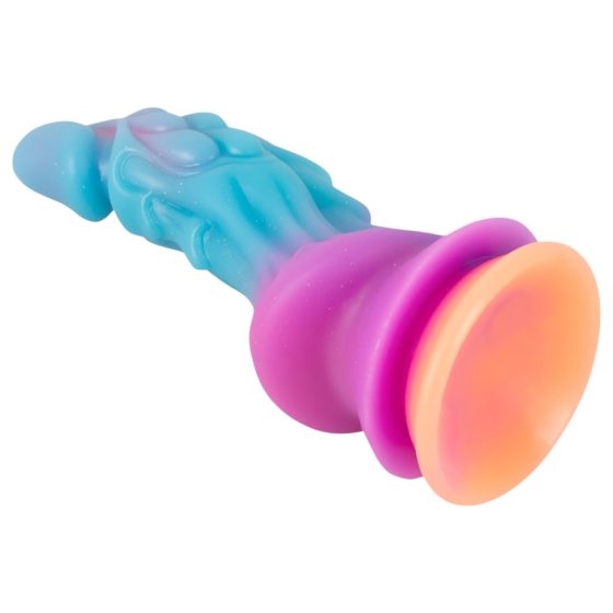 Beasty Cocks - Alien Silicone Dildo (Blue-Orange)