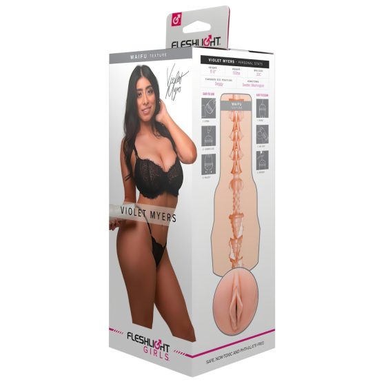 Fleshlight Violet Myers Waifu - Lifelike Vagina (Natural)