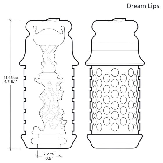 Handy 1.1 - Dream Sleeve Transparent Lips Sleeve